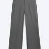 Moe Trousers Relaxed Fit Low Waist – Grey Melange Moe Trousers Relaxed Fit Low Waist – Grey Melange