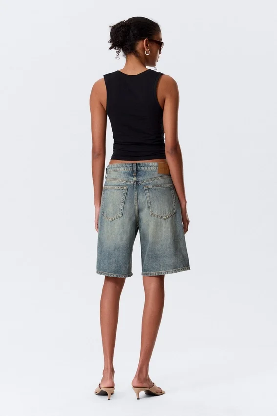 Monterey Low Rise Denim Shorts – Arizona Blue – Medium Blue Monterey Low Rise Denim Shorts – Arizona Blue – Medium Blue