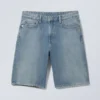 Monterey Low Rise Denim Shorts – Blue Fade – Medium Blue Monterey Low Rise Denim Shorts – Blue Fade – Medium Blue