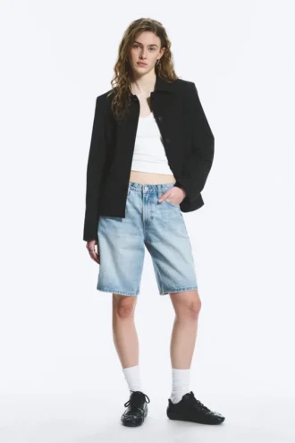Monterey Low Rise Denim Shorts – Kimberley Blue – Light Blue