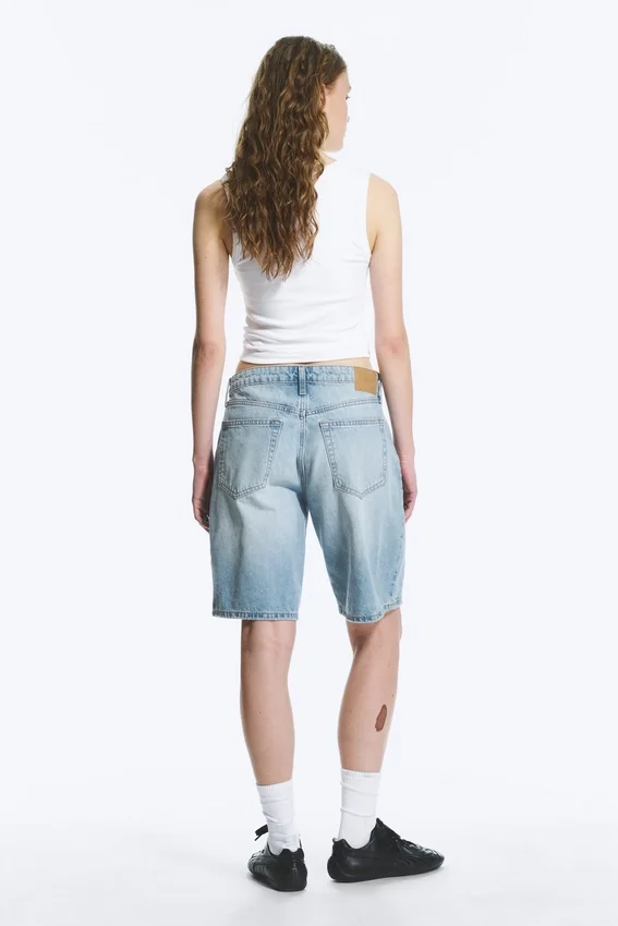 Monterey Low Rise Denim Shorts – Kimberley Blue – Light Blue Monterey Low Rise Denim Shorts – Kimberley Blue – Light Blue