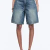 Monterey Low Rise Denim Shorts – Radio Blue – Medium Blue Monterey Low Rise Denim Shorts – Radio Blue – Medium Blue