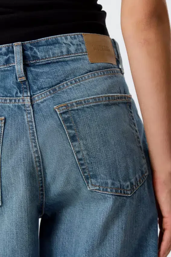 Monterey Low Rise Denim Shorts – Radio Blue – Medium Blue Monterey Low Rise Denim Shorts – Radio Blue – Medium Blue