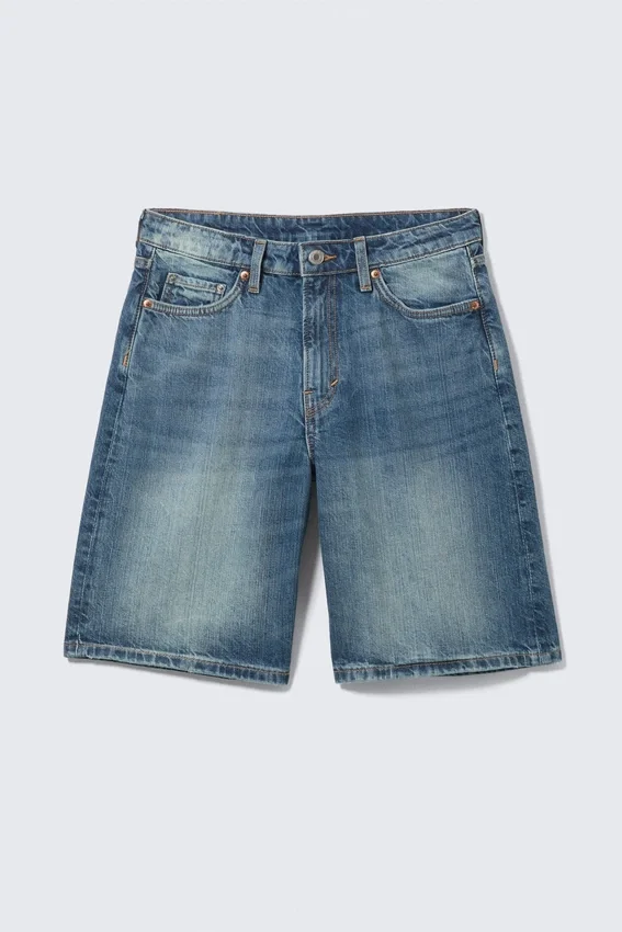 Monterey Low Rise Denim Shorts – Radio Blue – Medium Blue Monterey Low Rise Denim Shorts – Radio Blue – Medium Blue
