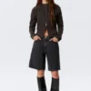 Monterey Low Rise Denim Shorts – Tuned Black