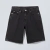 Monterey Low Rise Denim Shorts – Tuned Black