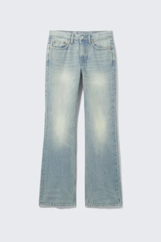 Moon Mid Rise Regular Bootcut Jeans – Aeon Blue – Light Blue