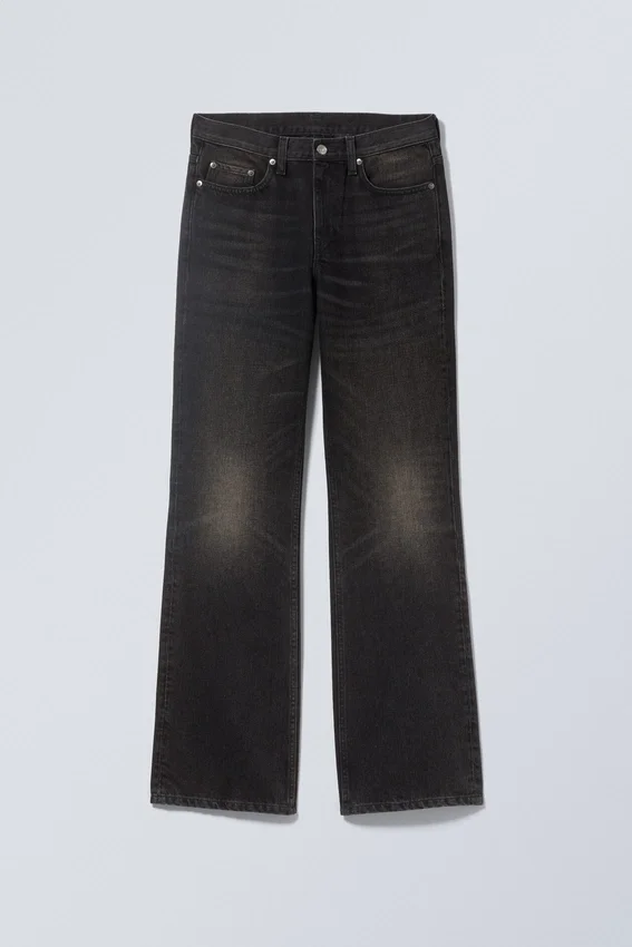 Moon Mid Rise Regular Bootcut Jeans – Deep Night – Black Moon Mid Rise Regular Bootcut Jeans – Deep Night – Black