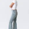 Moon Mid Rise Regular Bootcut Jeans – Seventeen Blue – Medium Blue Moon Mid Rise Regular Bootcut Jeans – Seventeen Blue – Medium Blue