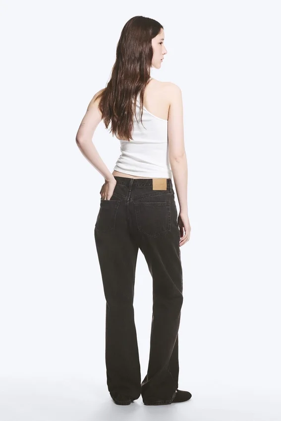 Moon Mid Rise Regular Bootcut Jeans – Tuned Black – Black Moon Mid Rise Regular Bootcut Jeans – Tuned Black – Black