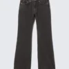 Moon Mid Rise Regular Bootcut Jeans – Tuned Black – Black Moon Mid Rise Regular Bootcut Jeans – Tuned Black – Black