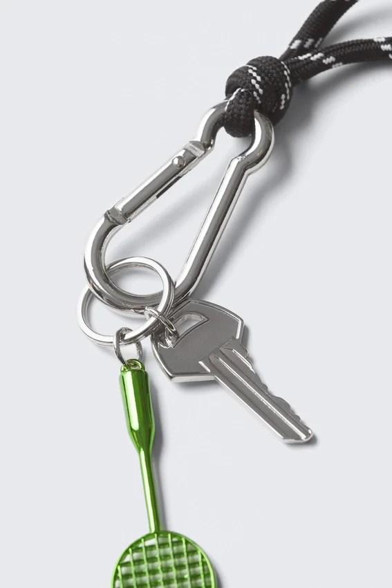 Multi-Charm Keyring – Black String Multi-Charm Keyring – Black String