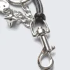 Multi-Charm Keyring – Metal/Black String Multi-Charm Keyring – Metal/Black String