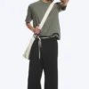 Nate Baggy Fit Pleated Suit Trousers – Black Nate Baggy Fit Pleated Suit Trousers – Black