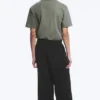 Nate Baggy Fit Pleated Suit Trousers – Black Nate Baggy Fit Pleated Suit Trousers – Black