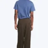 Nate Baggy Fit Pleated Suit Trousers – Brown Pinstripe Nate Baggy Fit Pleated Suit Trousers – Brown Pinstripe