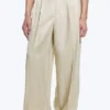 Nate Baggy Linen Blend Suit Trousers – Light Dusty Beige Nate Baggy Linen Blend Suit Trousers – Light Dusty Beige