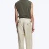 Nate Baggy Linen Blend Suit Trousers – Light Dusty Beige Nate Baggy Linen Blend Suit Trousers – Light Dusty Beige