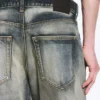Nebula Mid Rise Loose Barrel Leg Unisex Jeans – Laser Blue – Medium Blue Nebula Mid Rise Loose Barrel Leg Unisex Jeans – Laser Blue – Medium Blue