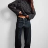 Nebula Mid Rise Loose Barrel Unisex Jeans – Blue Rinse – Dark Blue Nebula Mid Rise Loose Barrel Unisex Jeans – Blue Rinse – Dark Blue