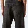 Nebula Mid Rise Loose Barrel Unisex Jeans – Chelsea Black – Black Nebula Mid Rise Loose Barrel Unisex Jeans – Chelsea Black – Black