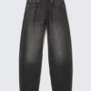 Nebula Mid Rise Loose Barrel Unisex Jeans – Chelsea Black – Black Nebula Mid Rise Loose Barrel Unisex Jeans – Chelsea Black – Black