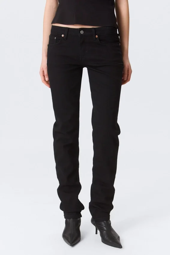 Neptune Low Rise Slim Straight Leg Jeans – Black Rinse – Black Neptune Low Rise Slim Straight Leg Jeans – Black Rinse – Black