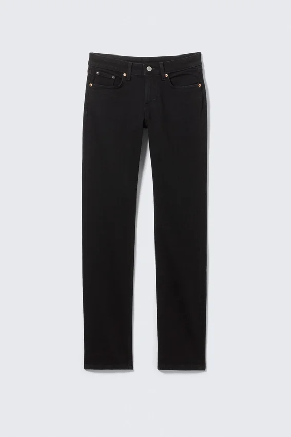 Neptune Low Rise Slim Straight Leg Jeans – Black Rinse – Black Neptune Low Rise Slim Straight Leg Jeans – Black Rinse – Black