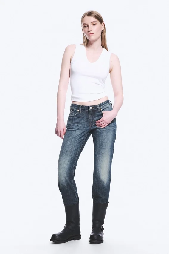 Neptune Low Rise Slim Straight Leg Jeans – Blue Hymn – Medium Blue Neptune Low Rise Slim Straight Leg Jeans – Blue Hymn – Medium Blue