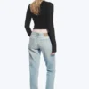 Neptune Low Rise Slim Straight Leg Jeans – Broken Blue – Light Blue Neptune Low Rise Slim Straight Leg Jeans – Broken Blue – Light Blue
