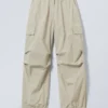 Nila Parachute Trousers – Dusty Mole Nila Parachute Trousers – Dusty Mole