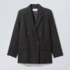 Norma Double Breasted Blazer – Black Norma Double Breasted Blazer – Black