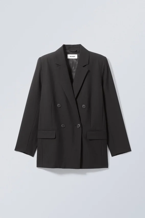 Norma Double Breasted Blazer – Black Norma Double Breasted Blazer – Black