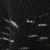 Norman Relaxed Raglan Sweater – Black Melange Norman Relaxed Raglan Sweater – Black Melange