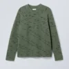 Norman Relaxed Raglan Sweater – Dusty Green Norman Relaxed Raglan Sweater – Dusty Green