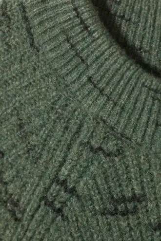 Norman Relaxed Raglan Sweater – Dusty Green