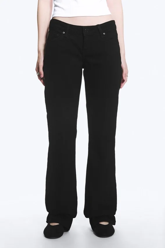 Nova Low Rise Slim Bootcut Jeans – Black Rinse – Black Nova Low Rise Slim Bootcut Jeans – Black Rinse – Black