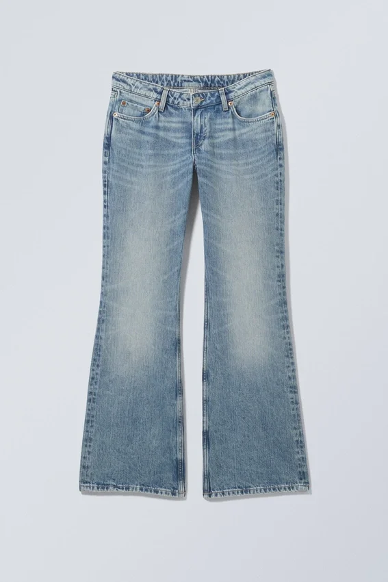 Nova Low Rise Slim Bootcut Jeans – Blue Stream – Medium Blue Nova Low Rise Slim Bootcut Jeans – Blue Stream – Medium Blue