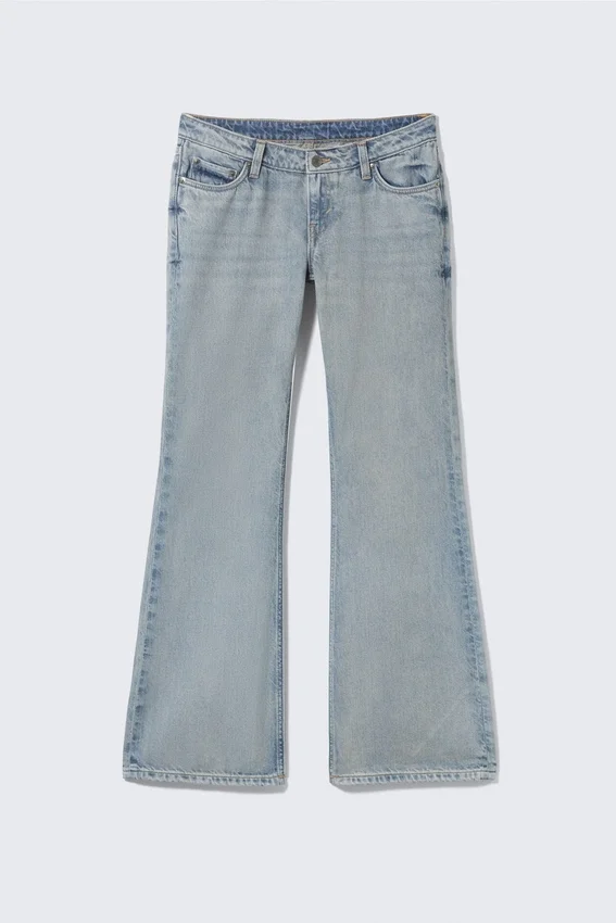 Nova Low Rise Slim Bootcut Jeans – Brick Blue – Light Blue Nova Low Rise Slim Bootcut Jeans – Brick Blue – Light Blue