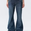 Nova Low Rise Slim Bootcut Jeans – Deep Sea Blue – Dark Blue Nova Low Rise Slim Bootcut Jeans – Deep Sea Blue – Dark Blue