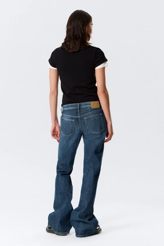 Nova Low Rise Slim Bootcut Jeans – Deep Sea Blue – Dark Blue Nova Low Rise Slim Bootcut Jeans – Deep Sea Blue – Dark Blue