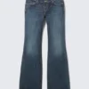 Nova Low Rise Slim Bootcut Jeans – Deep Sea Blue – Dark Blue Nova Low Rise Slim Bootcut Jeans – Deep Sea Blue – Dark Blue