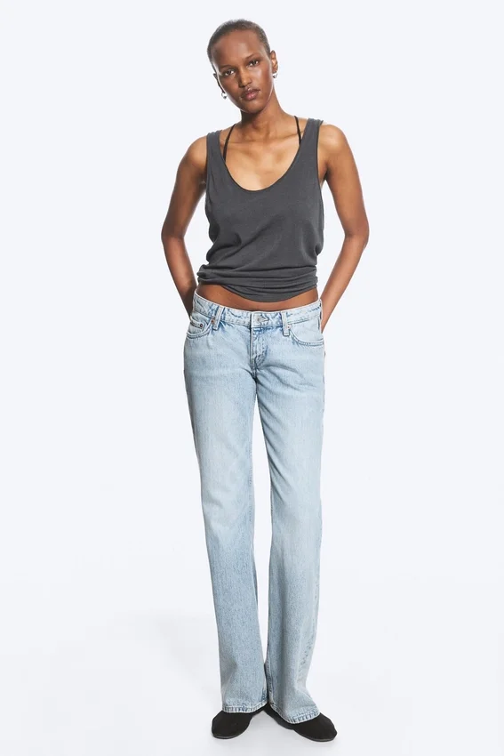 Nova Low Rise Slim Bootcut Jeans – Lip Blue – Light Blue Nova Low Rise Slim Bootcut Jeans – Lip Blue – Light Blue