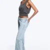 Nova Low Rise Slim Bootcut Jeans – Lip Blue – Light Blue Nova Low Rise Slim Bootcut Jeans – Lip Blue – Light Blue