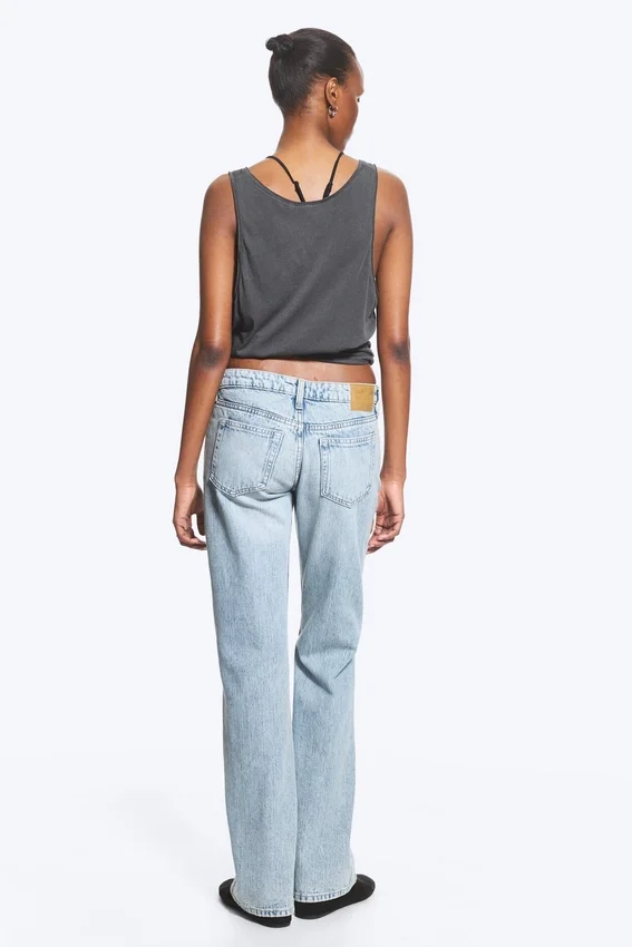 Nova Low Rise Slim Bootcut Jeans – Lip Blue – Light Blue Nova Low Rise Slim Bootcut Jeans – Lip Blue – Light Blue