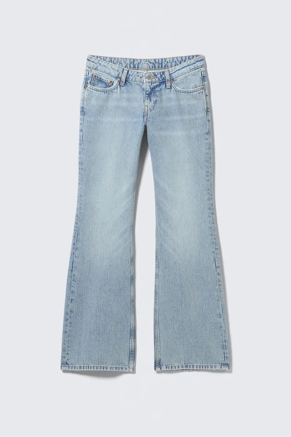 Nova Low Rise Slim Bootcut Jeans – Lip Blue – Light Blue Nova Low Rise Slim Bootcut Jeans – Lip Blue – Light Blue