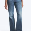 Nova Low Rise Slim Bootcut Jeans – Mine Blue – Medium Blue