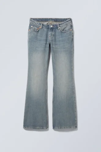 Nova Low Rise Slim Bootcut Jeans – Trove Blue – Medium Blue