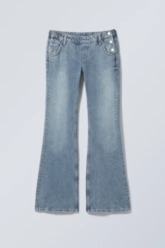 Nova Low Rise Slim Bootcut Leg Rodeo Jeans – Blue Fade – Light Blue