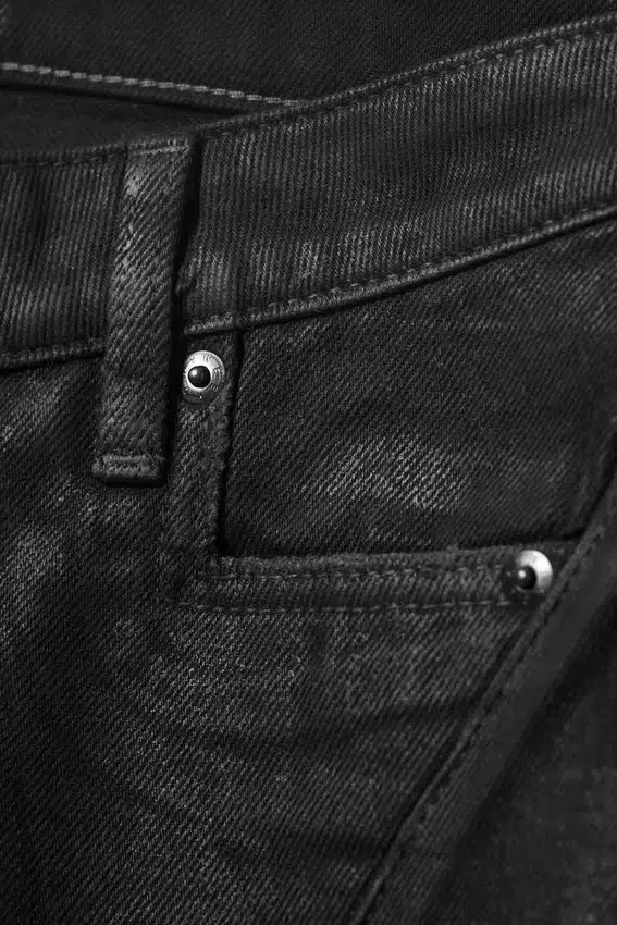 Nova Twist Low Rise Slim Bootcut Leg Jeans – Black Coating – Black Nova Twist Low Rise Slim Bootcut Leg Jeans – Black Coating – Black